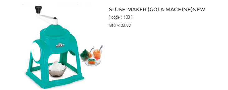 SLUSH MAKER (GOLA MACHINE)NEW