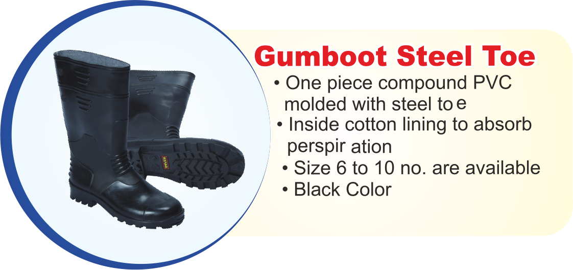 Gumboot Steeel Toe